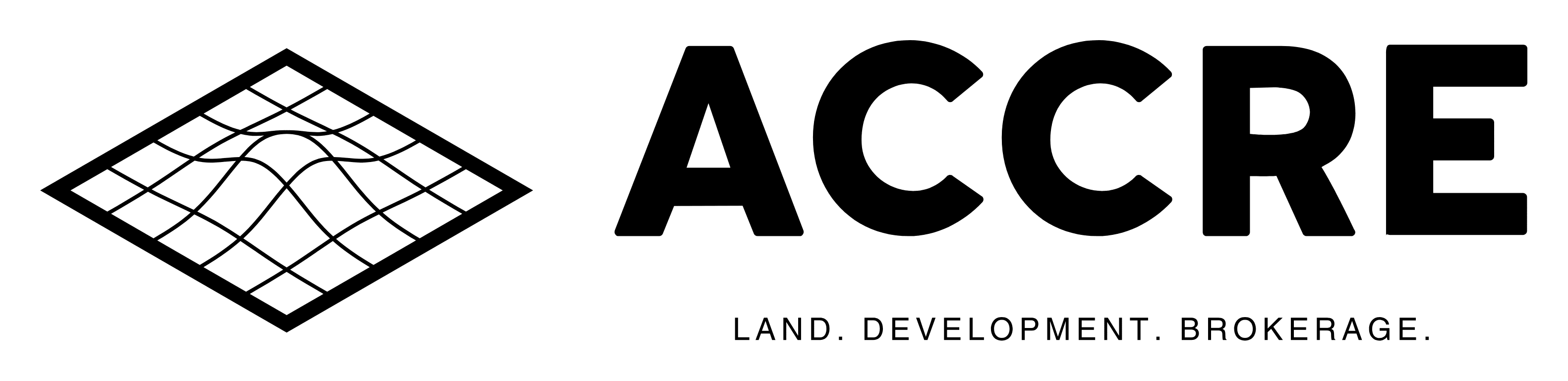 Logo with 'ACE' and 'LAND. DEVELOPMENT.' text.